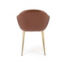 Стул HALMAR K304 темно-серый/коричневый